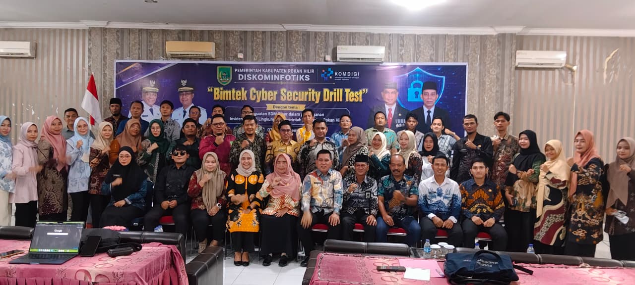 31 Aparatur Rohil Diuji Hadapi Ancaman Siber, Pemkab Perkuat Pertahanan Digital