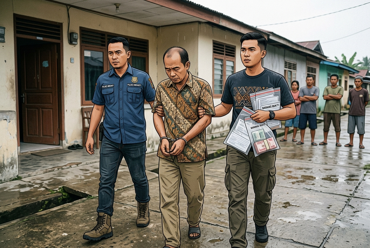 Janji Loloskan Anak Jadi Polisi, Warga Meranti Tertipu Rp307 Juta
