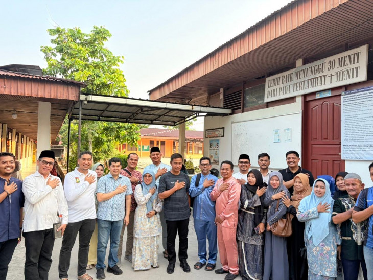 Tinjau Sekolah di Bangkinang, Bupati Kampar Tegaskan Komitmen Perkuat Pendidikan
