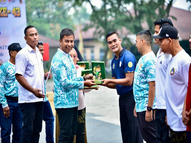 Bupati Ahmad Yuzar Pimpin Upacara Haornas ke-43, Kampar Dorong Masyarakat Aktif dan Bugar