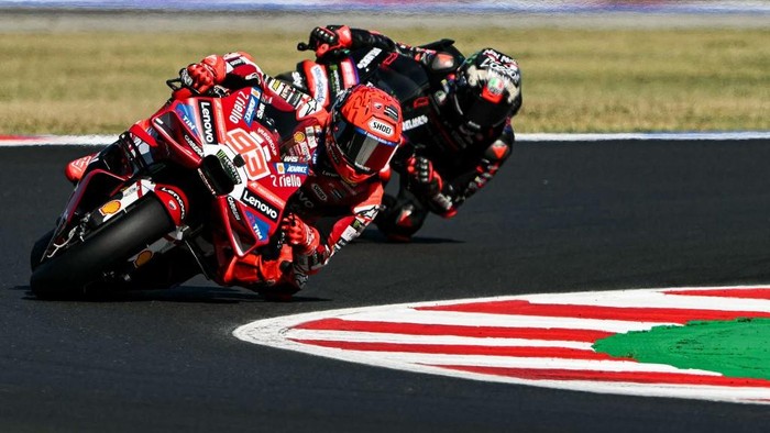 Marquez Tampil Dominan, Bezzecchi dan Martin Tak Mampu Mengejar