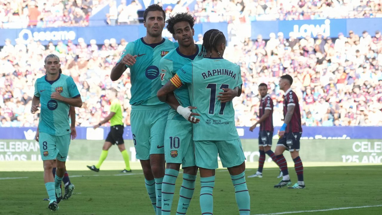 Barcelona Nyaris Tersandung di Markas Levante, Yamal dkk Menang Dramatis 4-2