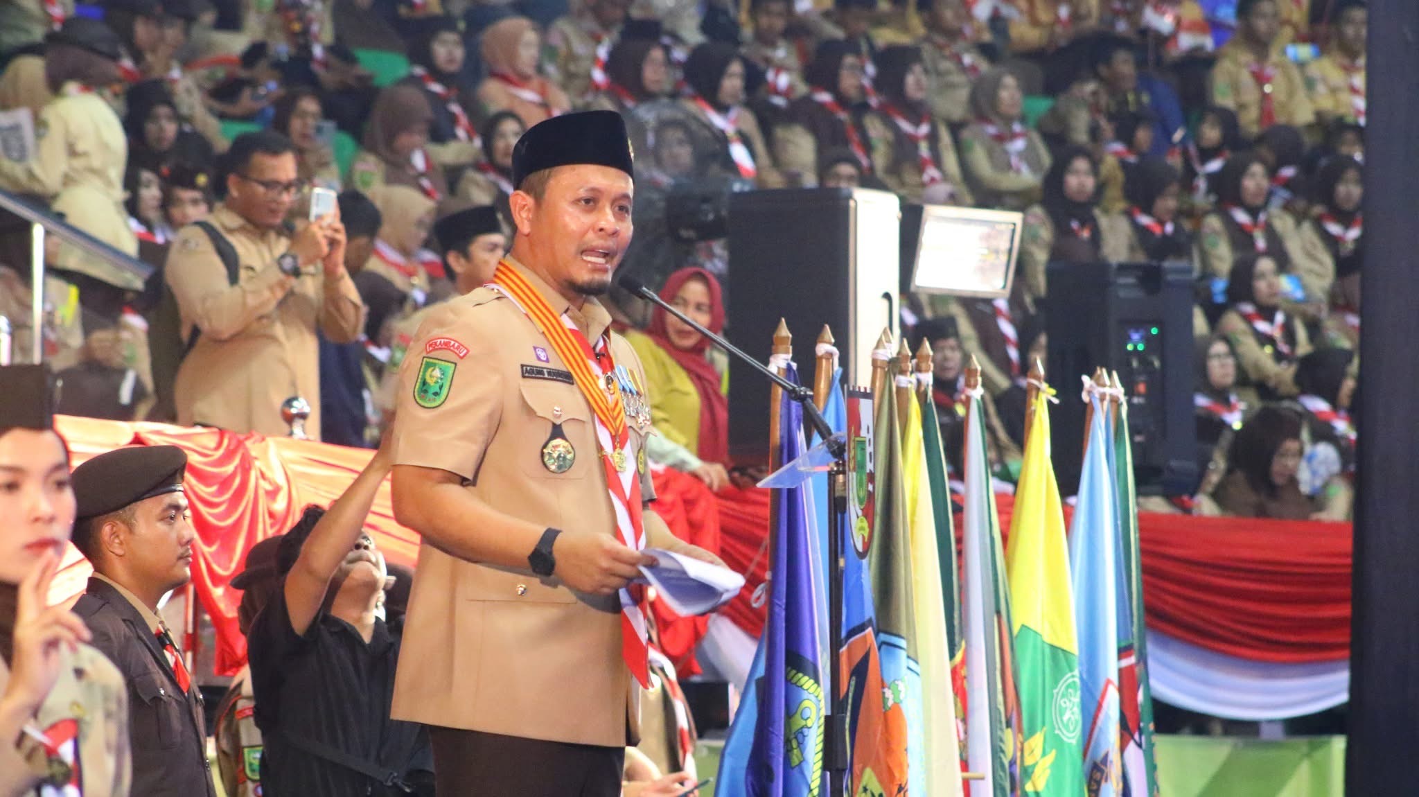 Hari Pramuka ke-65, Agung Nugroho Dorong Gerakan Satu Siswa Satu Polybag