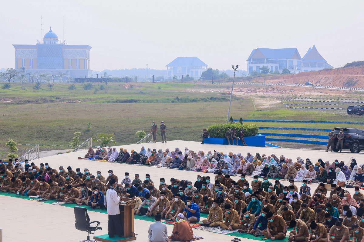 Pemko Pekanbaru Kembali Gelar Salat Istisqa, Ikhtiar Hadapi Kabut Asap yang Makin Pekat