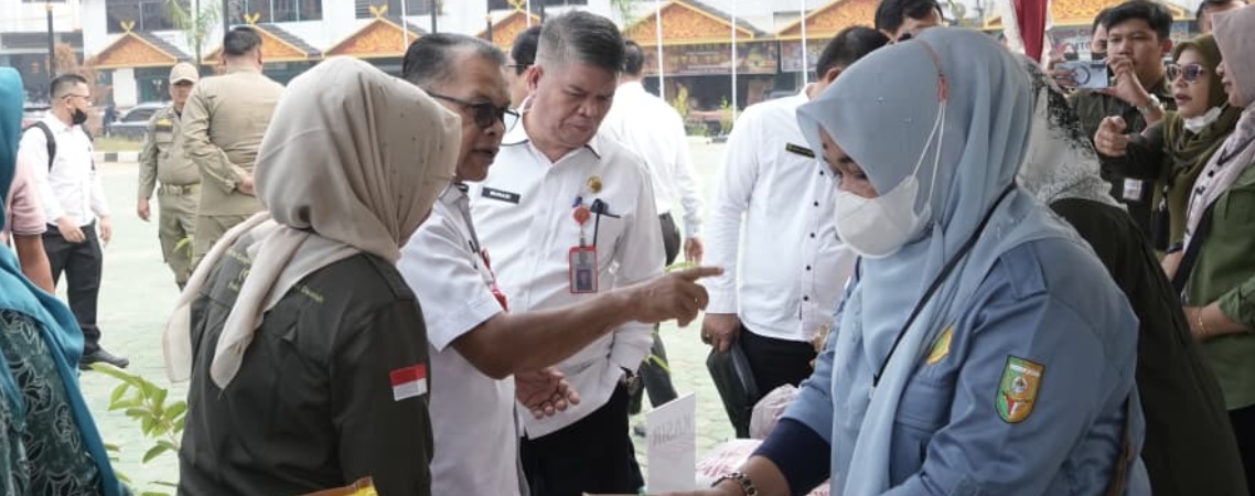 Gerai Pangan Murah Dibuka di Kuansing, Harga Sembako Ditekan untuk Jaga Daya Beli Warga