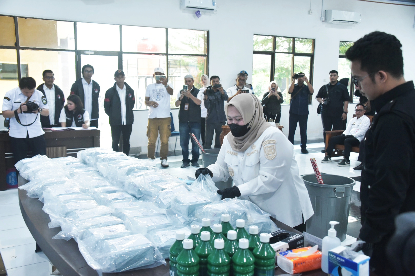 68,6 Kg Sabu Dimusnahkan di Bengkalis, Bupati Kasmarni Tegaskan Narkotika Musuh Bersama
