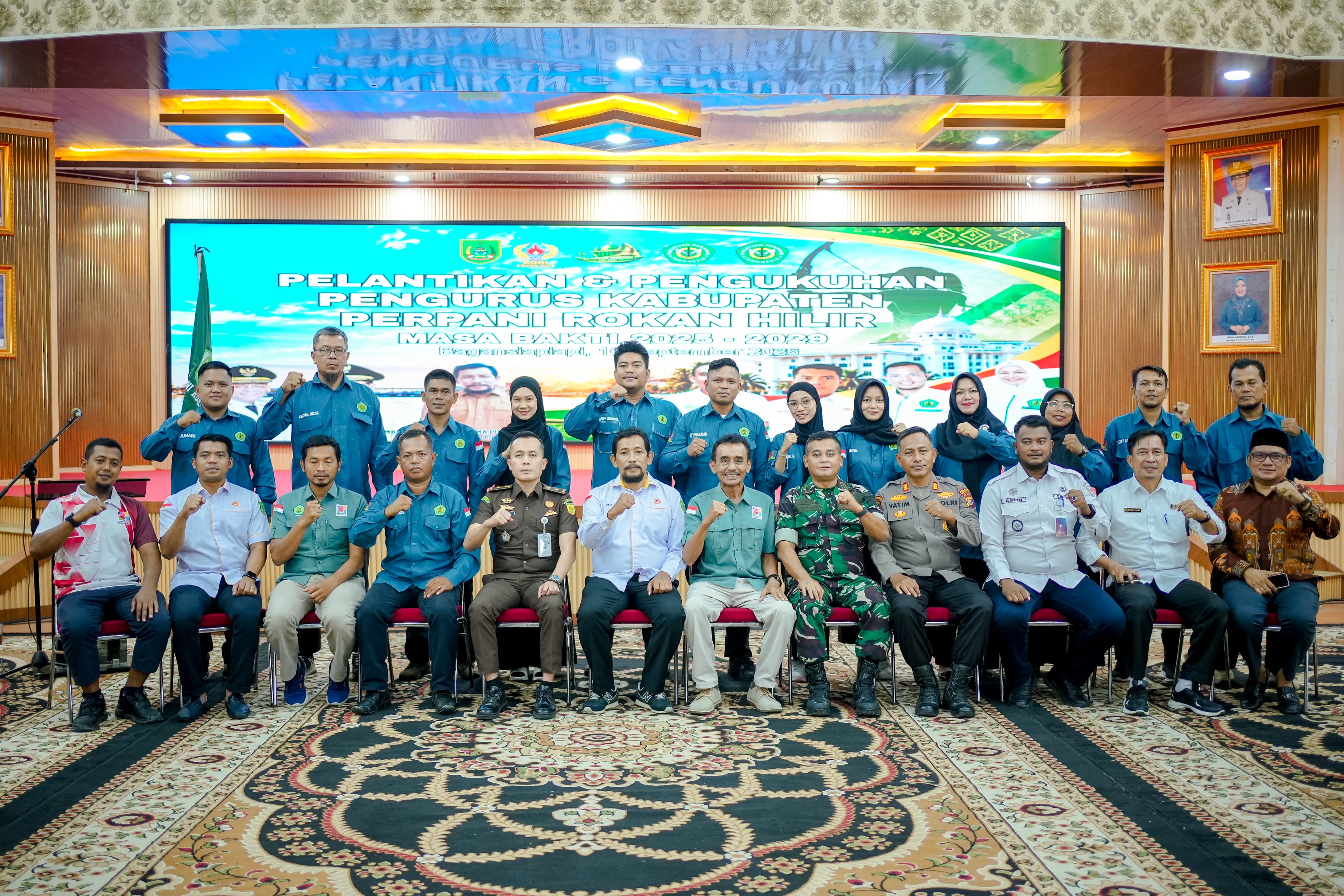 PERPANI Rohil Resmi Dilantik, Bidik Medali Emas Porprov dan Siapkan Kejurprov VIII