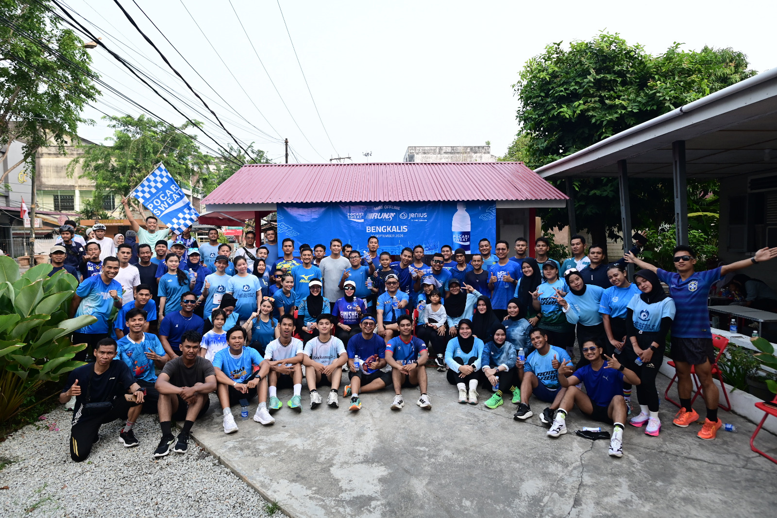Pocari Run 2026 Meriah di Bengkalis, 100 Pelari Tempuh Rute 5 Kilometer
