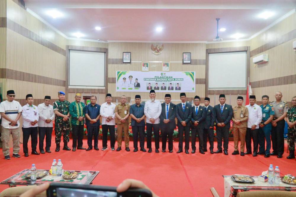 Paisal Lantik Pimpinan BAZNAS Dumai 2026-2031, Zakat Didorong Jadi Penguat Kesejahteraan Warga
