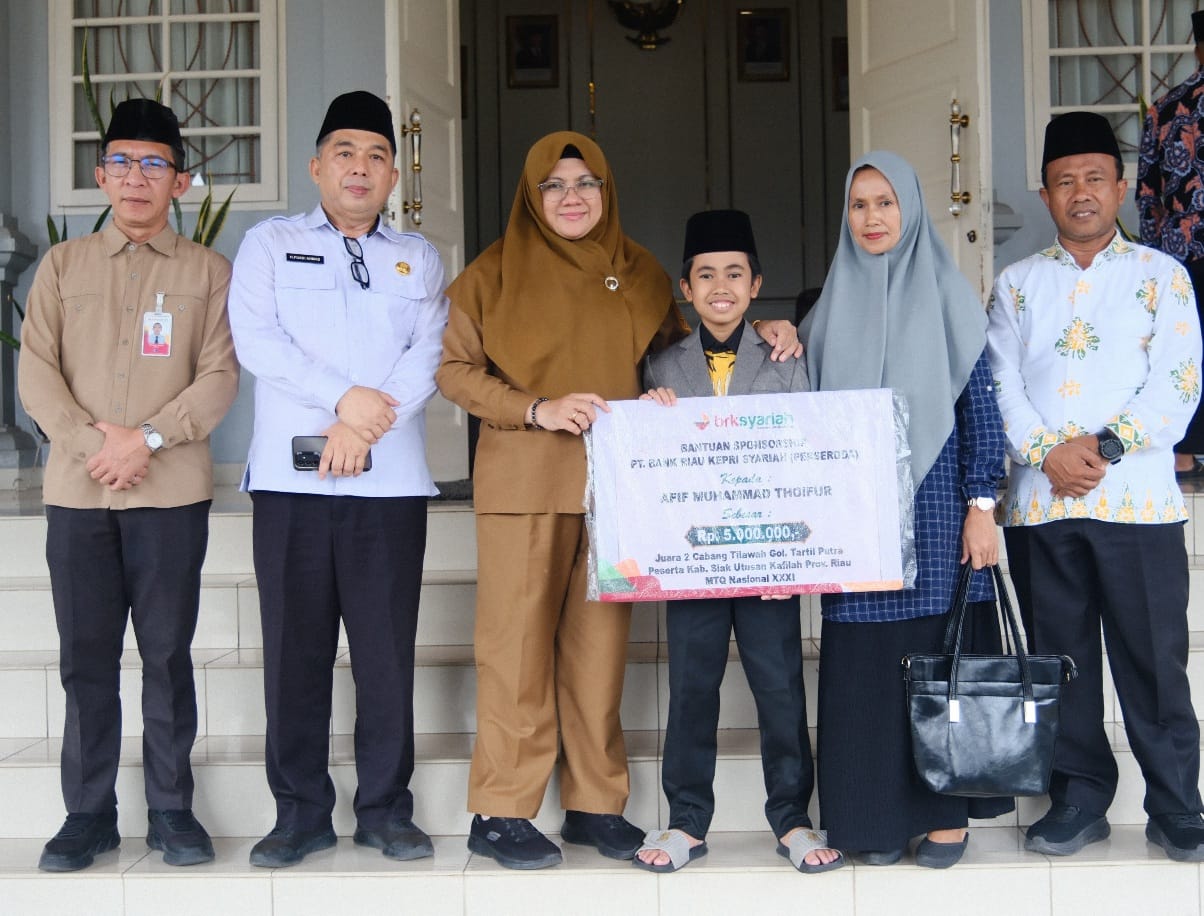 Afif Muhammad Thoifur Raih Juara II MTQ Nasional, Bupati Siak Hadiahkan Umrah