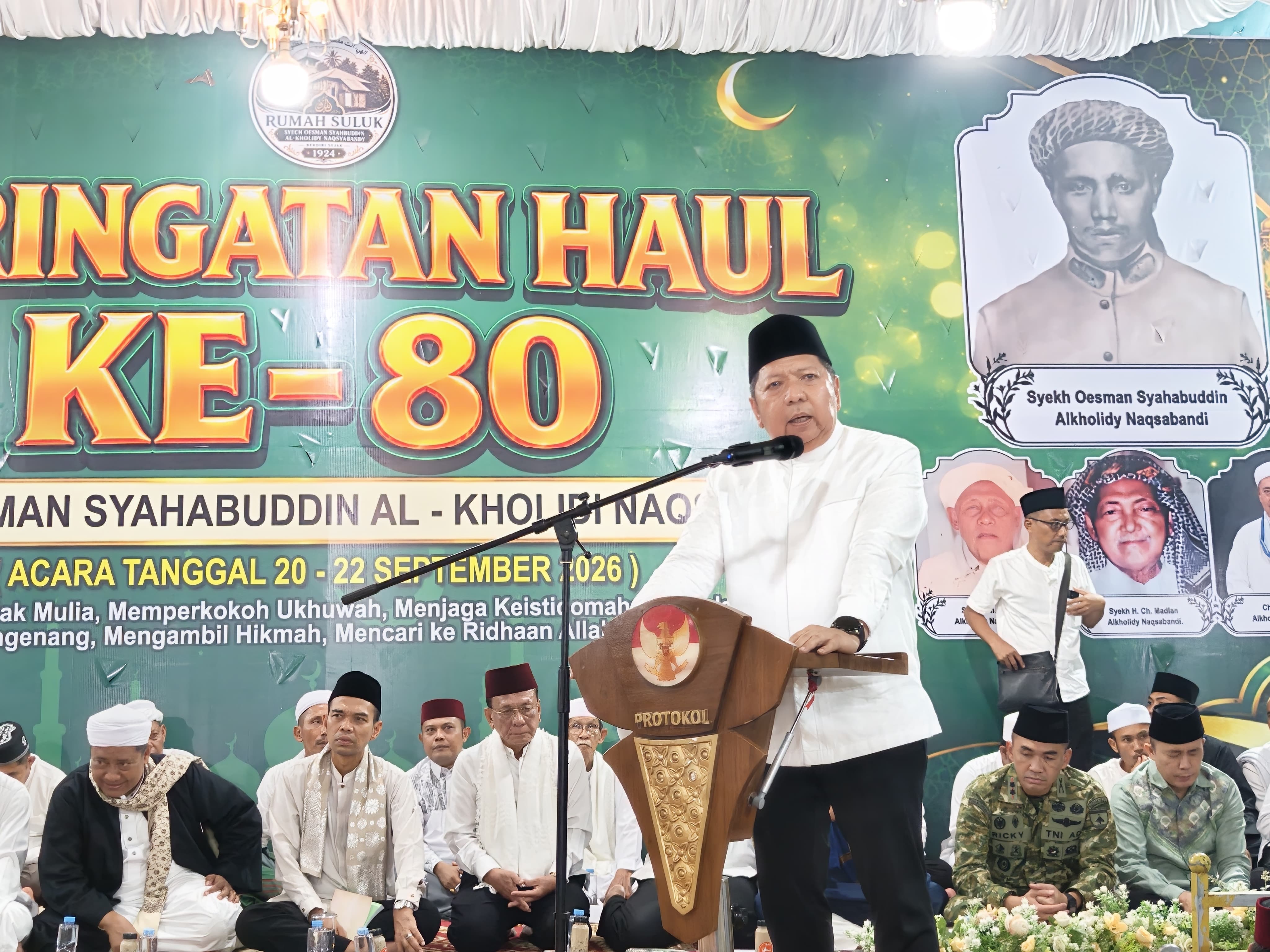 Haul Syekh Oesman Syahabuddin, Pemprov Riau Dorong Ulama Perkuat Karakter Generasi Muda