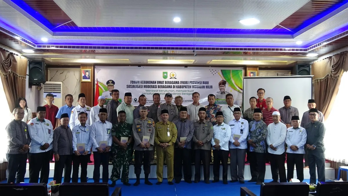 Buka Sosialisasi Moderasi Beragama, Bupati Inhil Ajak Warga Rawat Kerukunan di Tengah Keberagaman