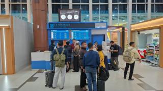 Erupsi Anak Krakatau Ganggu Penerbangan, 19 Jadwal di Bandara SSK II Pekanbaru Dibatalkan