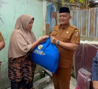 Rumah Warga Terbakar, Pemko Pekanbaru Salurkan Bantuan Darurat