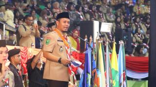 Hari Pramuka ke-65, Agung Nugroho Dorong Gerakan Satu Siswa Satu Polybag