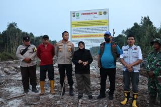 Karhutla 40 Hektare Berhasil Dipadamkan, Bupati Afni Pastikan Siak Zero Firespot