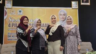 Karmila Sari Bekali Pelajar SMKN Pertanian Terpadu Riau Pemahaman 4 Pilar Kebangsaan