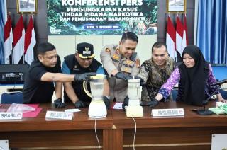 Sabu 1 Kilogram Lebih Diungkap, Wabup Syamsurizal Apresiasi Polres Siak Putus Mata Rantai Narkoba