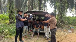 Polres Kuansing Bongkar PETI di Lahan KUD, Empat Penambang Diamankan