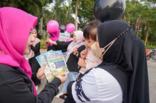 DPPPA Dumai Jemput Bola di CFD, Kenalkan PUSPAGA dan Kesetaraan Gender kepada Warga