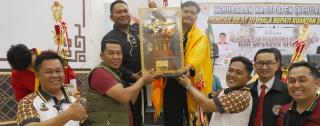 PSHT Kuansing Keluar sebagai Juara Umum Kejurkab Pencak Silat III Piala Bupati