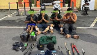 Sindikat Curanmor Antarprovinsi Dibongkar, 4 Pelaku Akui Beraksi 71 Kali hingga Pekanbaru