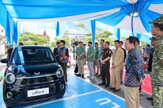 SPKLU Pertama Resmi Beroperasi, Bengkalis Mulai Bangun Ekosistem Transportasi Energi Bersih