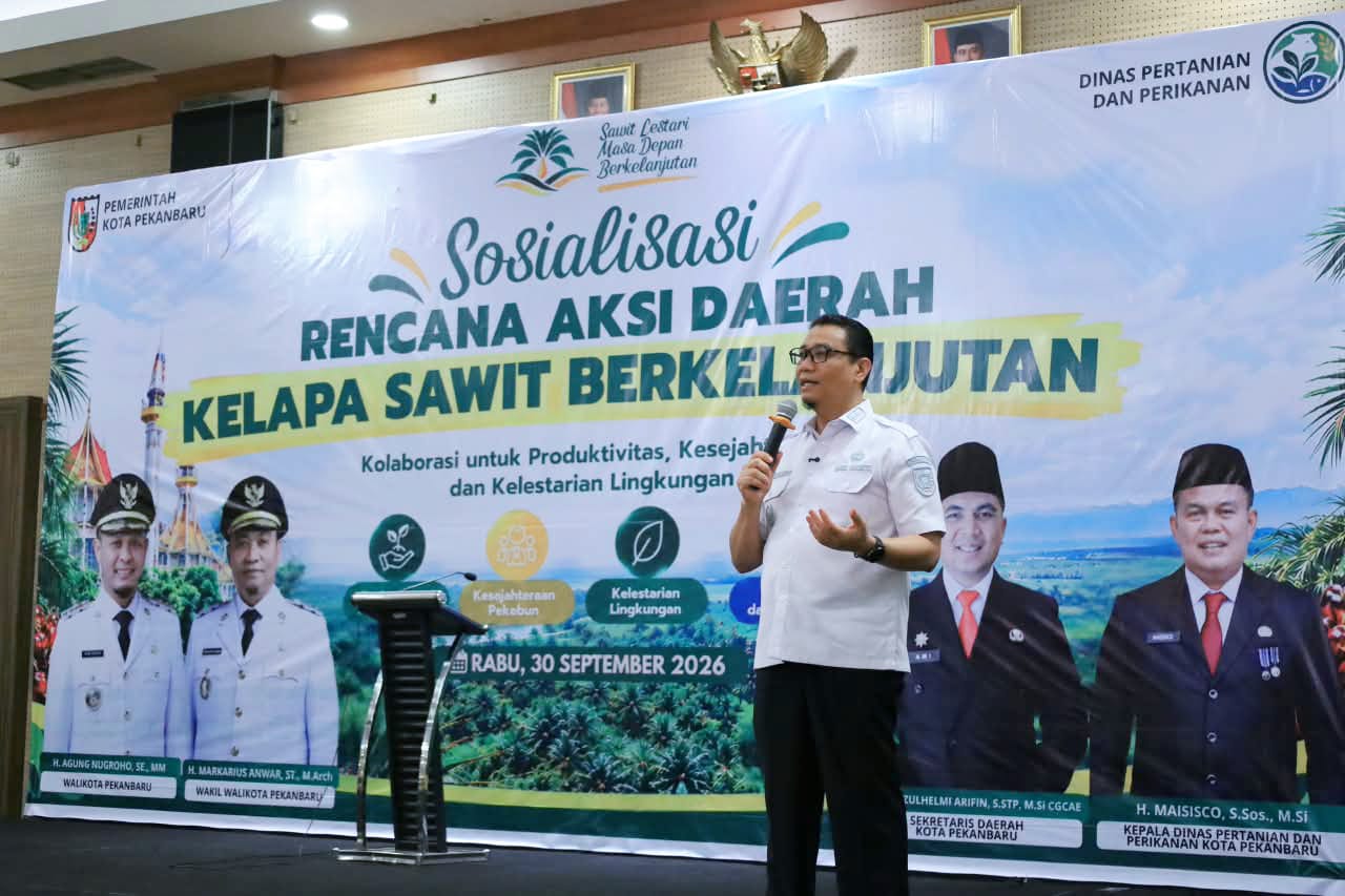24 Ribu Hektare Sawit Pekanbaru Didorong Jadi Mesin Ekonomi, Lingkungan Tetap Dijaga