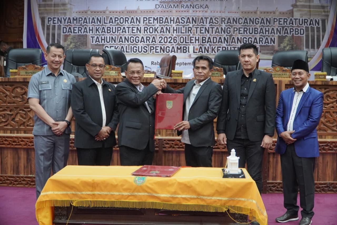 Perubahan APBD Rohil 2026 Disahkan, Bistamam Perintahkan OPD Percepat Eksekusi Program