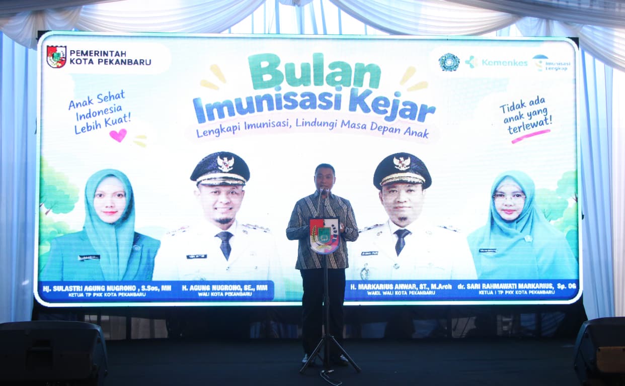 Pemko Pekanbaru Kejar Imunisasi Anak, 3.425 Balita Belum Dapat DPT-HB-Hib 1