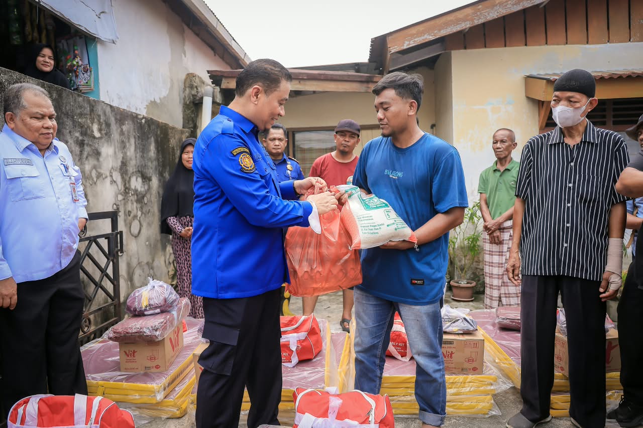 Tujuh KK Korban Kebakaran Lembah Damai Dapat Bantuan, Pemko Pekanbaru Siapkan Dukungan Lanjutan