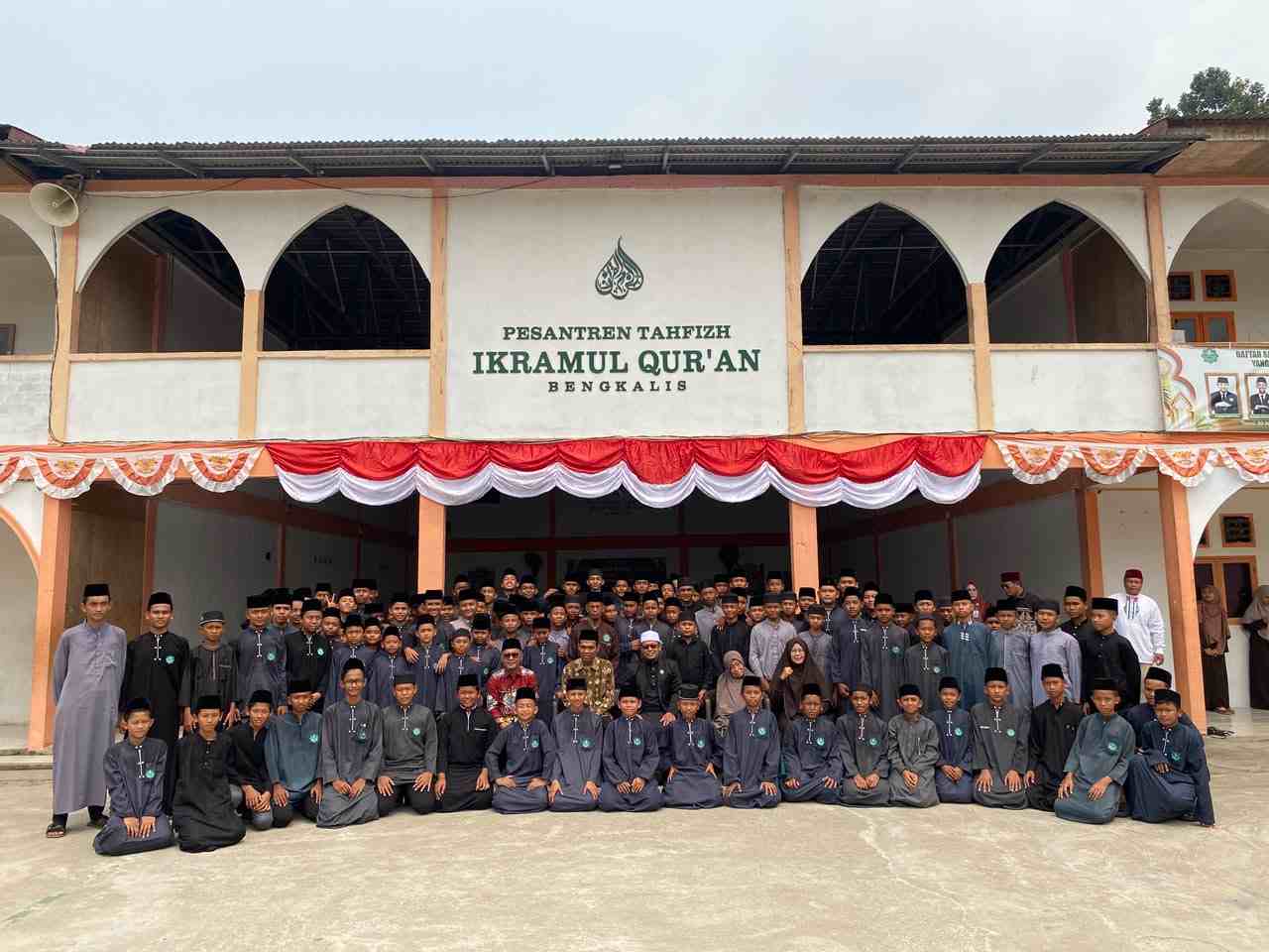 UAS Letakkan Batu Pertama SMA Trensains Al Ikram Bengkalis