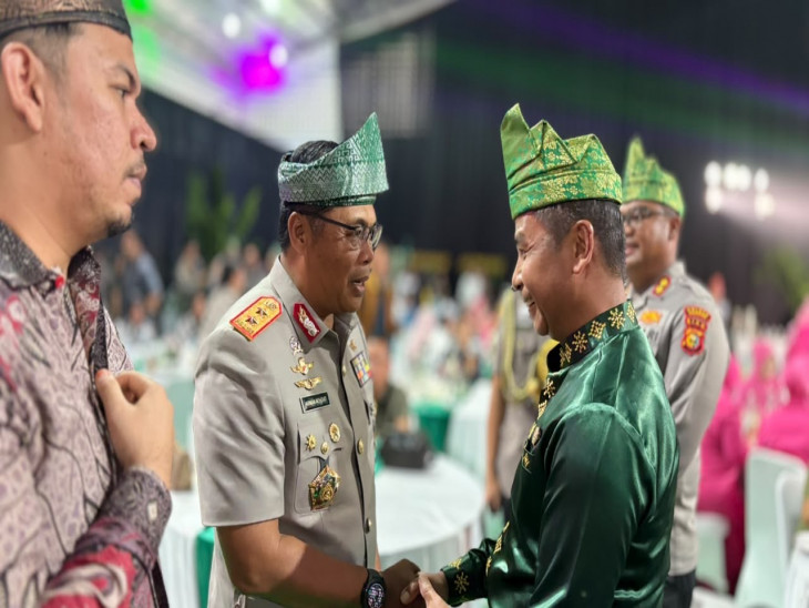 Ahmad Yuzar Tegaskan Sinergi Pemkab Kampar dan Polri, Sambut Kapolda Riau Irjen Arman Achdiat