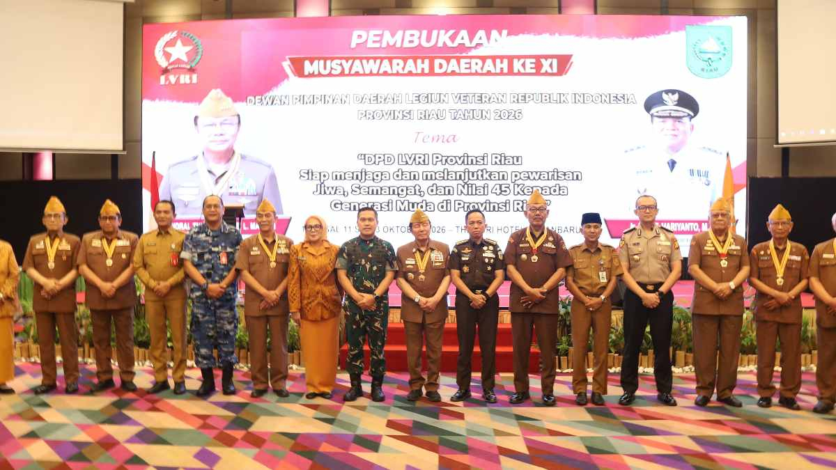 Pemprov Riau Komitmen Dukung Kesejahteraan Veteran, 191 Anggota LVRI Masih Aktif