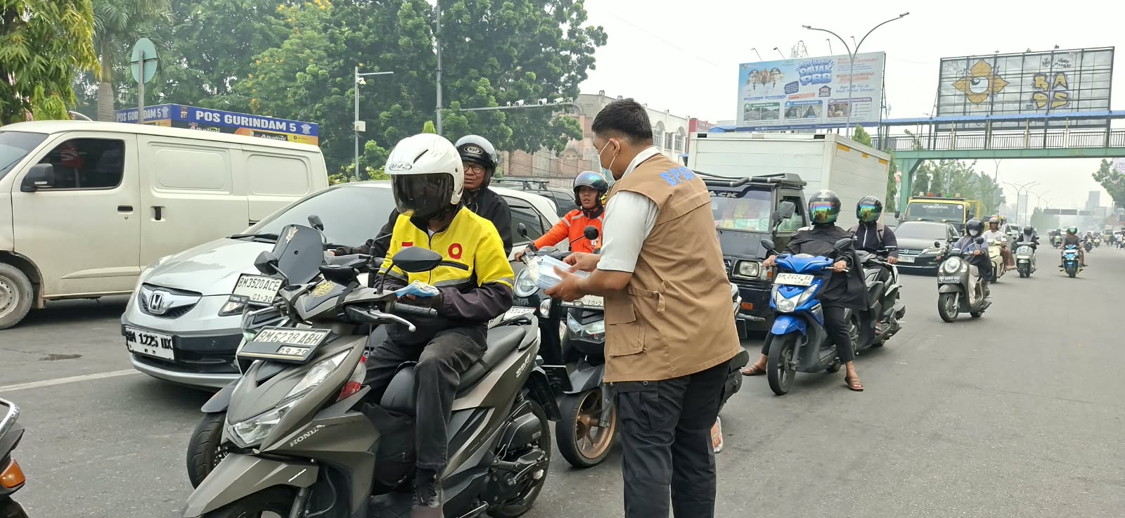 11.707 Warga Terdampak Kabut Asap di Pekanbaru, 21 Puskesmas Sediakan Masker Gratis