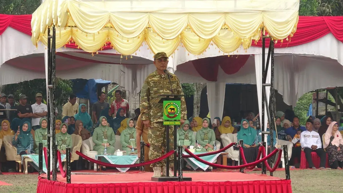 TMMD ke-130 Resmi Dibuka, Bupati Herman Sasar Infrastruktur dan Kesejahteraan Warga Keritang