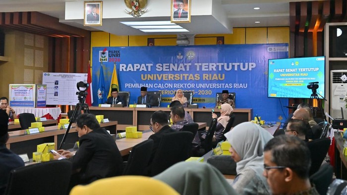 Tok! Prof Ahmad Fadli Terpilih sebagai Rektor Unri Periode 2026–2030