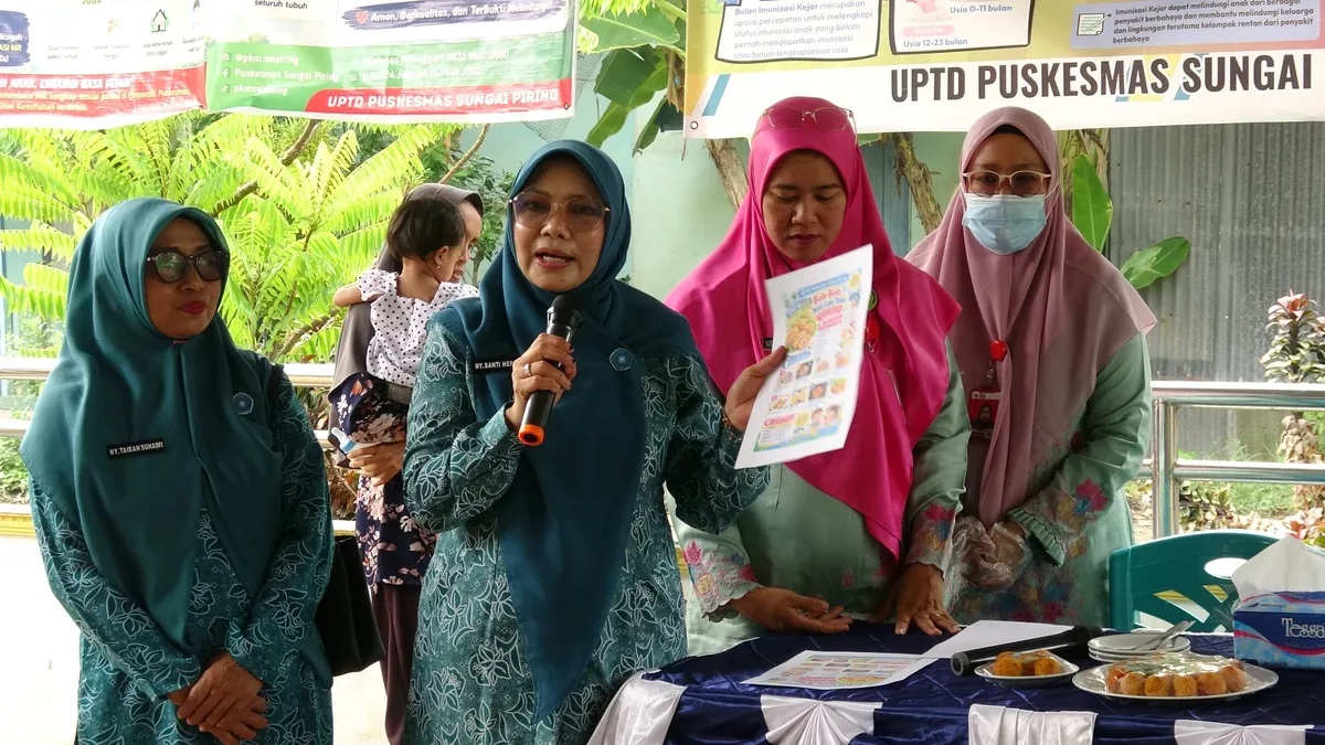 Kampanye B2SA di Inhil, Katerina Susanti Herman Dorong Pemenuhan Gizi dan Tumbuh Kembang Anak
