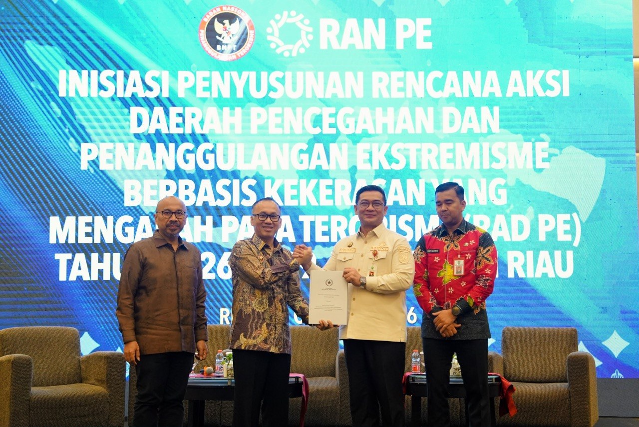 Densus 88 Dorong Kolaborasi Lintas Sektor, Riau Susun Aksi Pencegahan Ekstremisme 2026–2029
