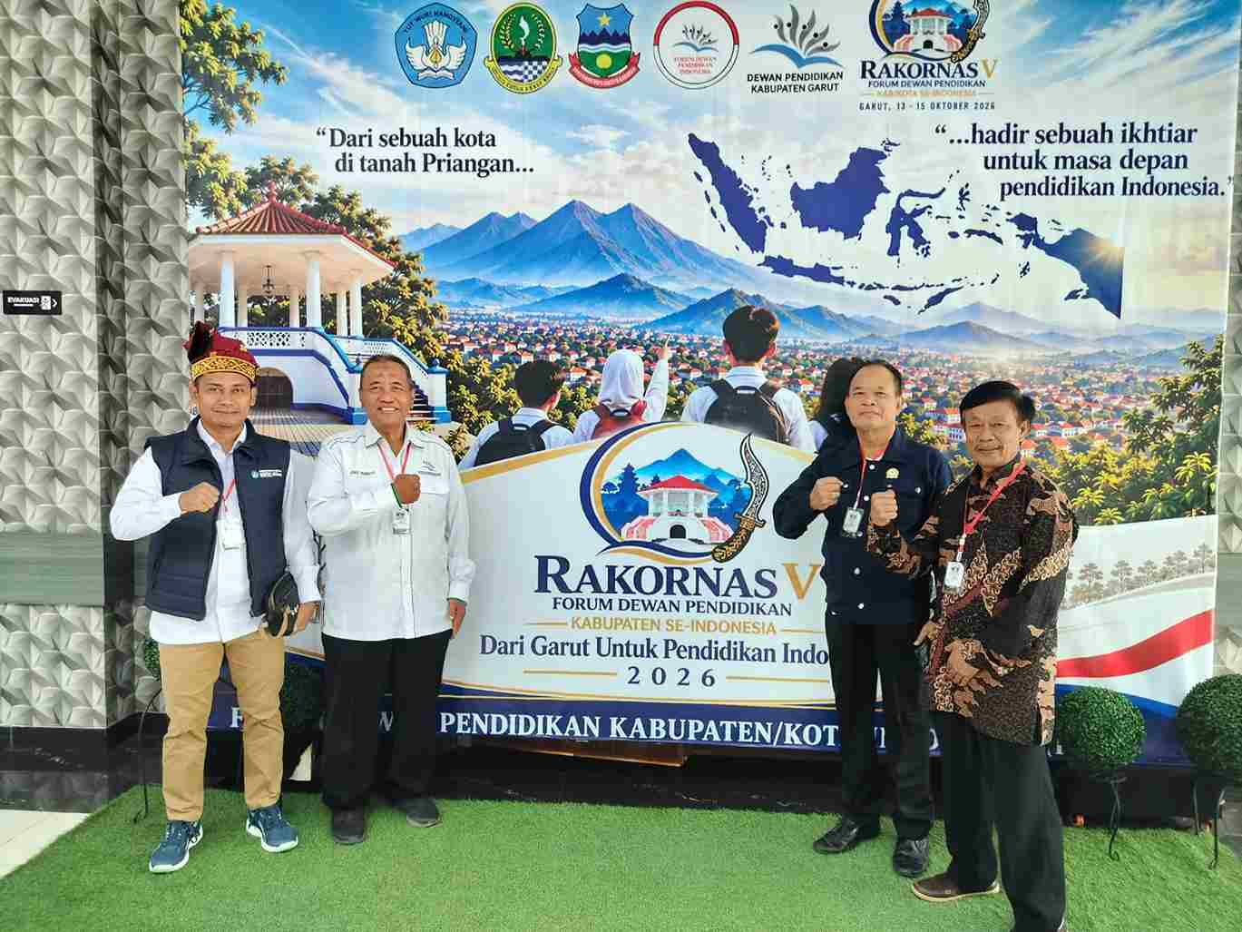 Dewan Pendidikan Bengkalis Bawa Isu Perlindungan Guru hingga Pemerataan Pendidikan ke Rakornas V