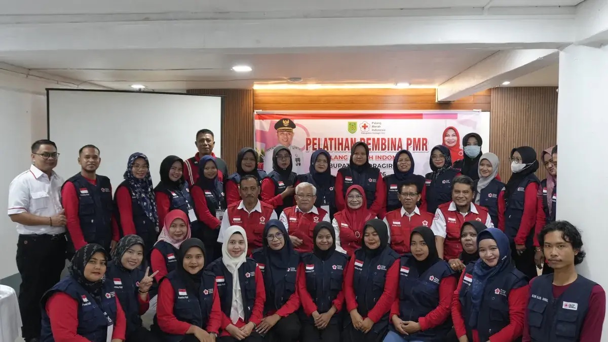 Tutup Pelatihan Pembina PMR 2026, Ketua PMI Inhil Tekankan Pembentukan Karakter Generasi Muda