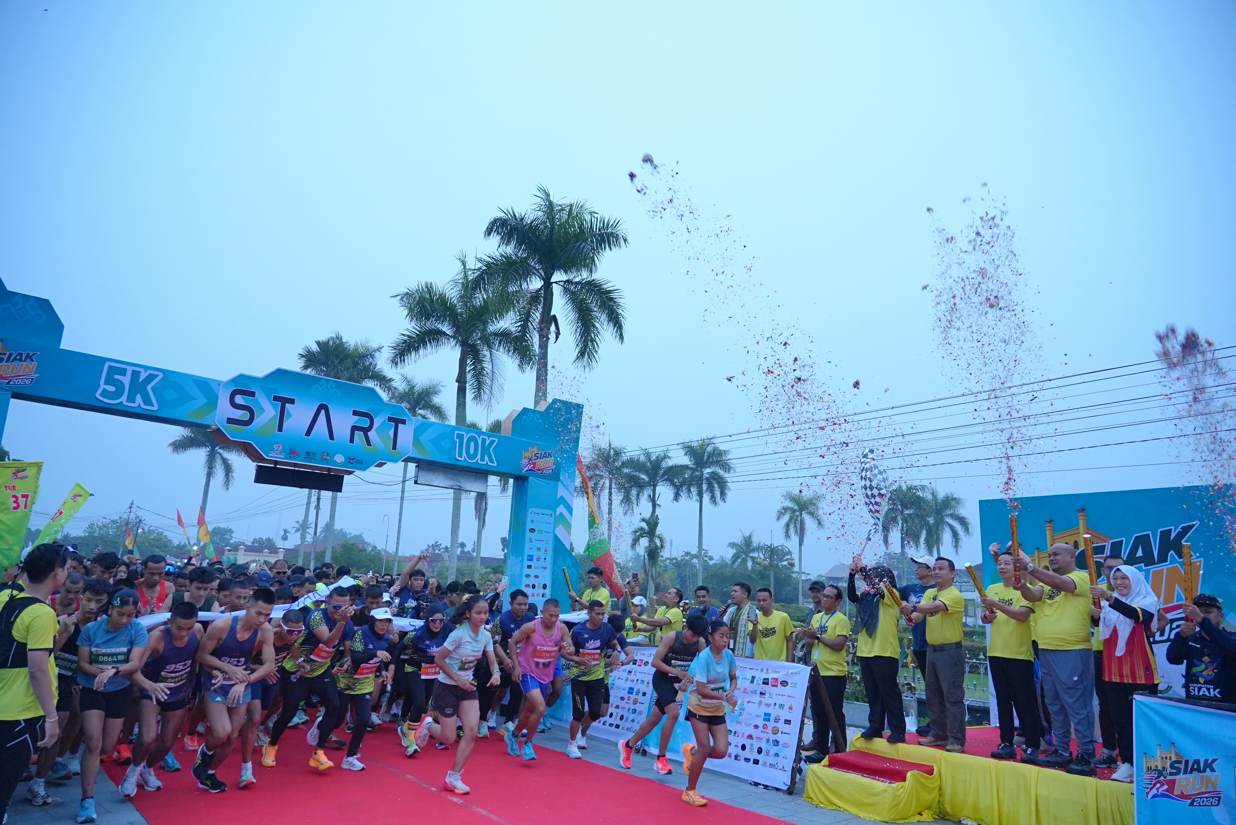 Ribuan Pelari Ramaikan Siak Run 2026, Afni Bidik Sport Tourism Dongkrak Ekonomi Daerah