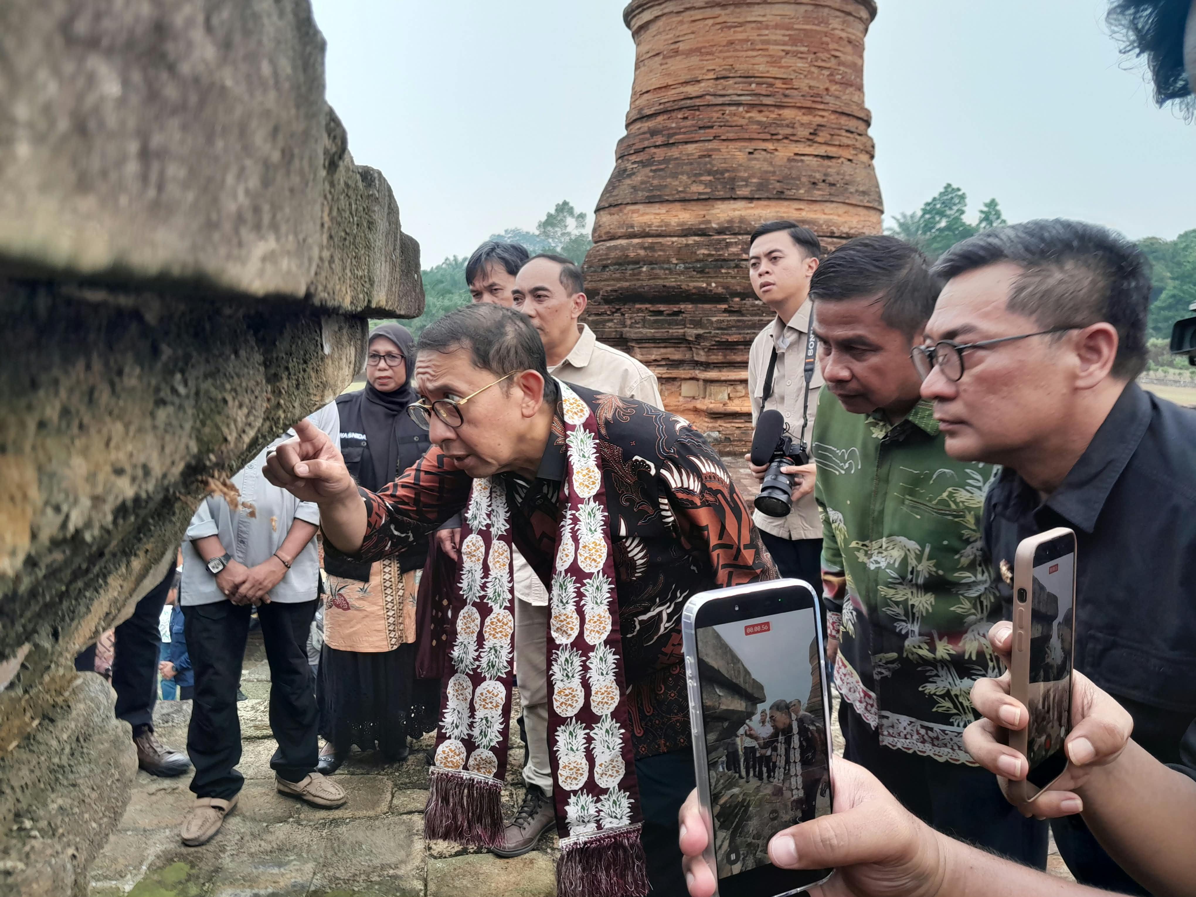 Menteri Kebudayaan Tinjau Candi Muara Takus, Pemprov Riau Bidik Ikon Wisata Sejarah