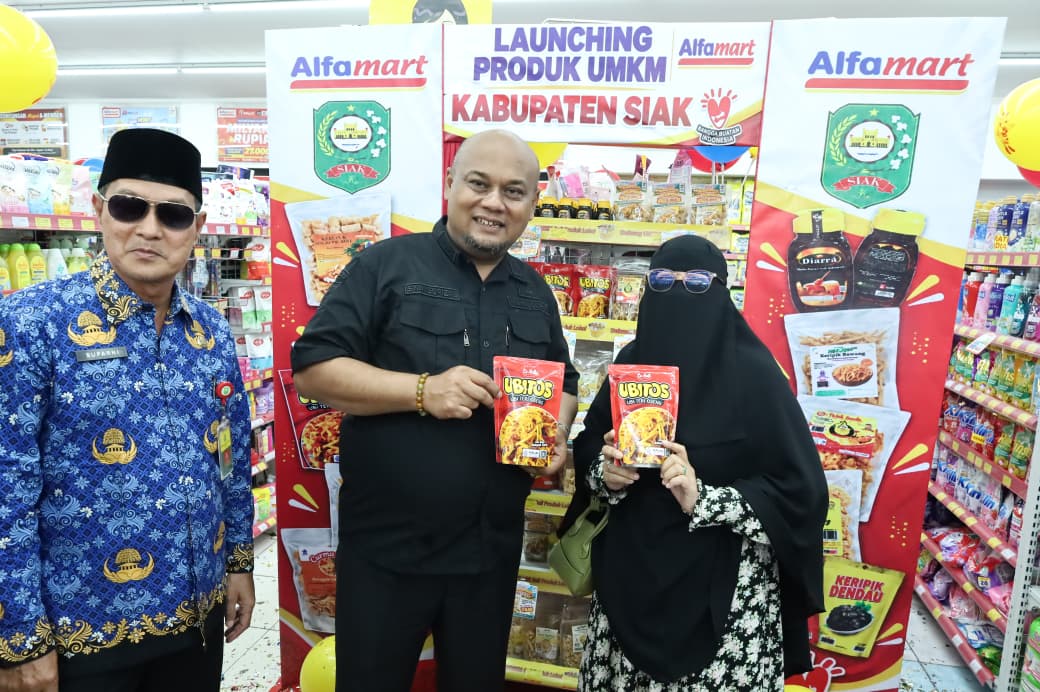 Produk UMKM Siak Tembus 40 Gerai Alfamart, Sembilan Pelaku Usaha Perluas Pasar