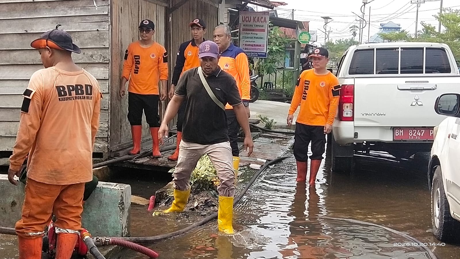 400 Petugas Dikerahkan Atasi Banjir Bagansiapiapi