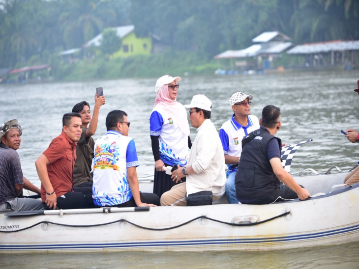 Pacu Sampan Buluh Cina Masuk Kalender Wisata Kampar, Misharti Bidik Event Budaya Nasional