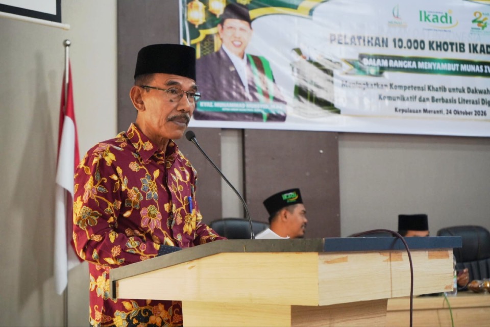 Buka Pelatihan Nasional 10.000 Khatib, Pemkab Meranti Dorong Dakwah Moderat dan Melek Digital