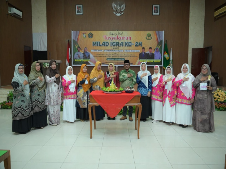 Milad ke-24 IGRA Kampar, Bunda PAUD Tekankan Sinergi dan Kolaborasi Wujudkan Generasi Emas