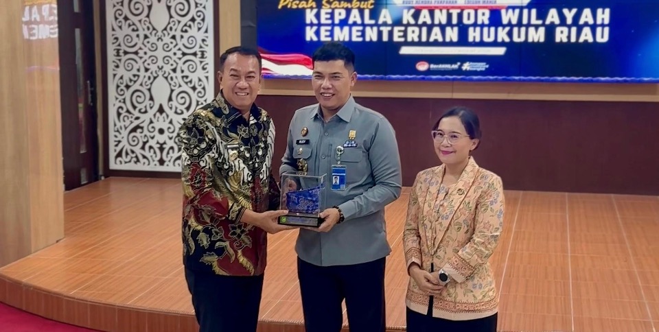 Wabup Muzamil Tekankan Sinergi Pemda dan Kemenkum Riau, Edison Manik Resmi Jabat Kakanwil