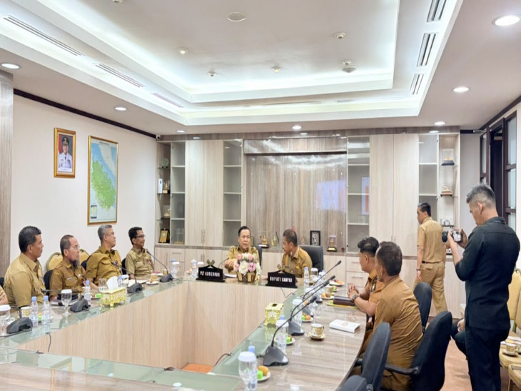 Temui SF Hariyanto, Ahmad Yuzar Ajukan Sejumlah Proyek Strategis Kampar